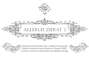 Allerlei Zierat 3: A Designer's Guide to This Ornamental Font