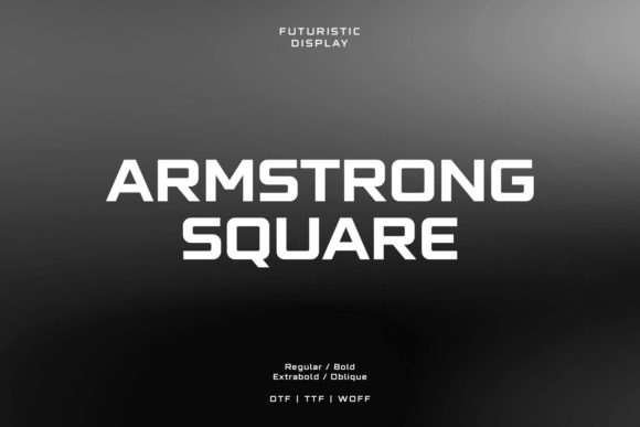 Armstrong Square: The Modern Display Font for Bold Branding