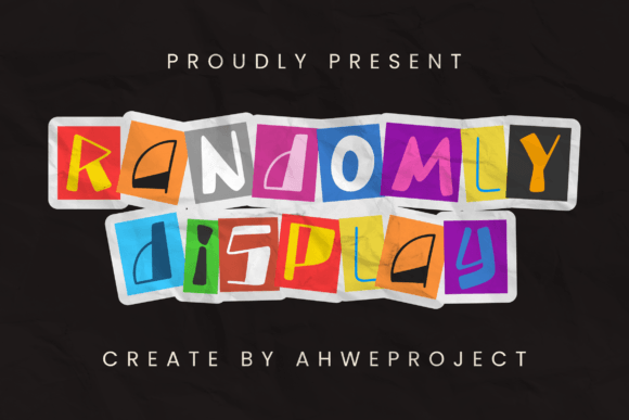 Embrace the Charm of Randomly, a Display Font