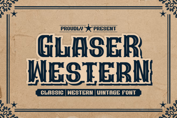 Glaser Western: A Slab Serif for Bold Statements