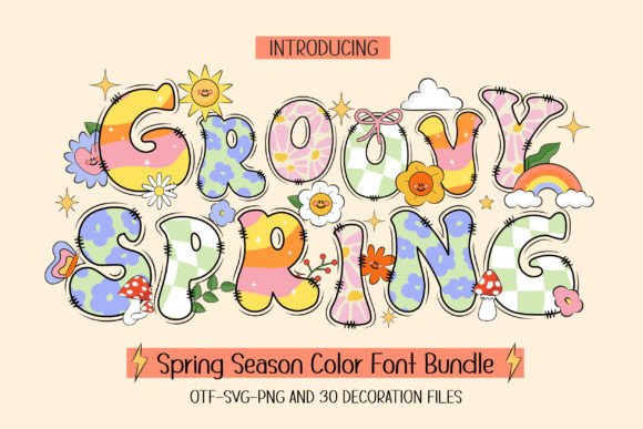 Groovy Spring: A Creative Font for Your Boldest Designs