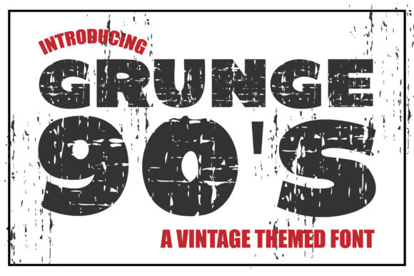 Grungy, Bold, and Unforgettable: The 90s Font Revival