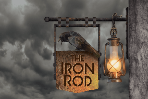 Ironrod: Commanding Attention with Stencil & Art Deco Style