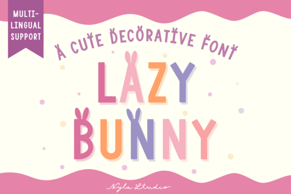 Lazy Bunny: A Playful Font for Your Easter Creations