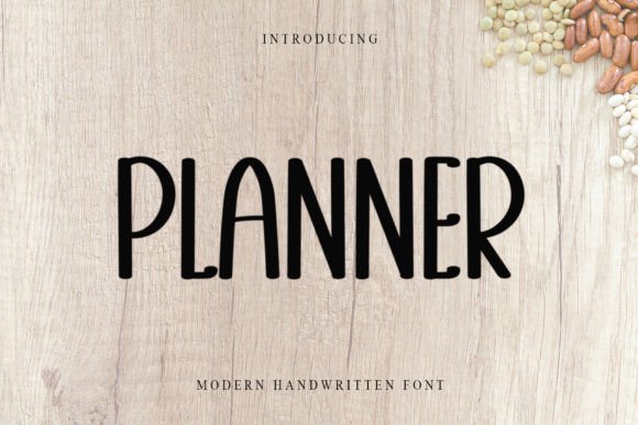 Planner: The Festive Typeface for Holiday Designs