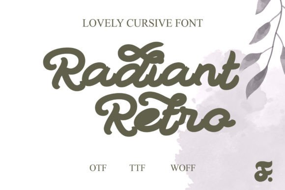 Radiant Retro: A Brush Script for Timeless Branding