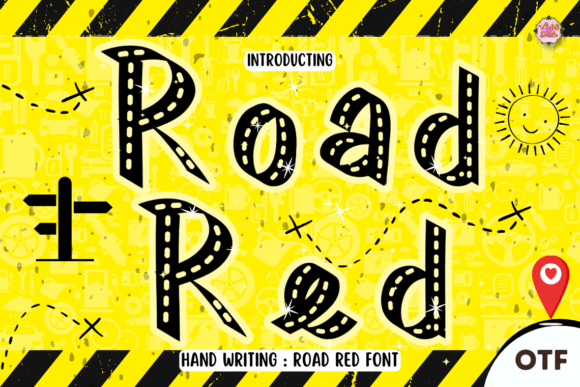 Road Red: Your Go-To Font for Festive Charm