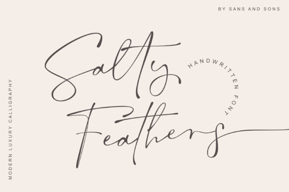 Salty Feathers: A Designer's Guide to This Elegant Handwritten Font