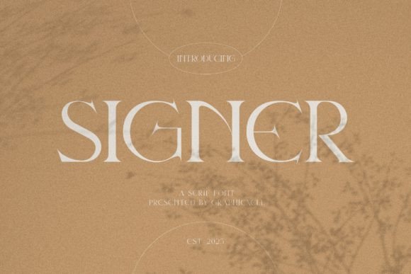 Signer: A Modern Serif with Timeless Elegance