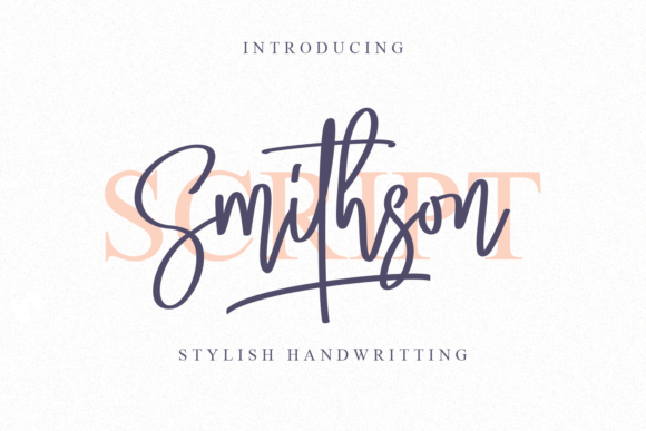 Smithson: A Handwritten Font That Balances Classic and Contemporary